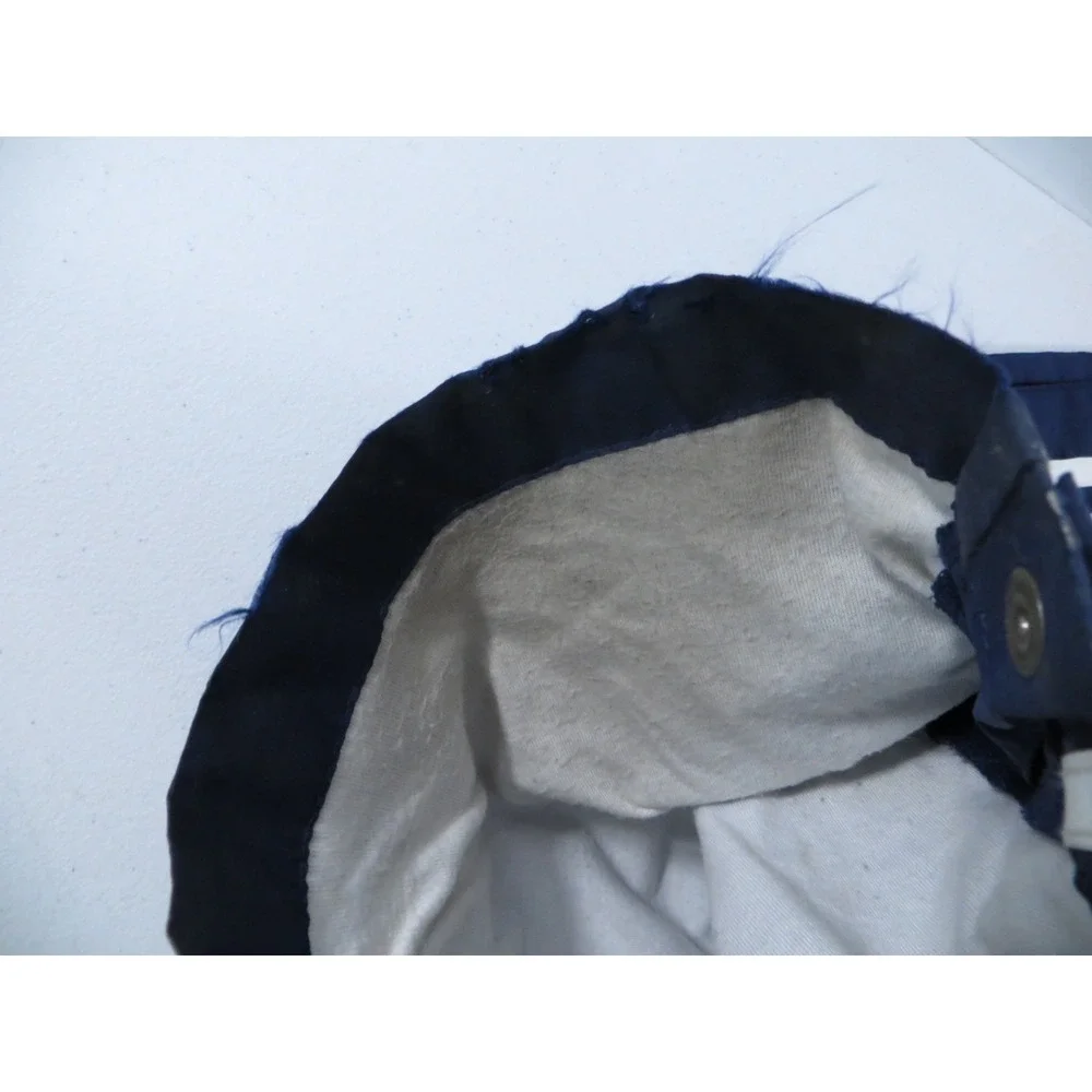 Vintage Adidas Mens Navy Blue 3-Stripe Snap Button Tearaway Track Pants‎ Size M